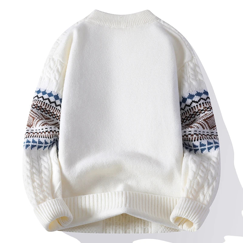 Herrar Tröja Grå Storlek M Ullmix Nordisk Design 1