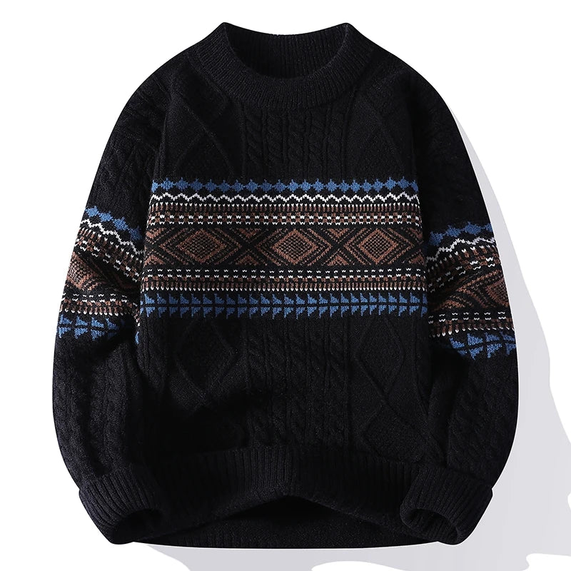 Herrar Tröja Grå Storlek M Ullmix Nordisk Design 4